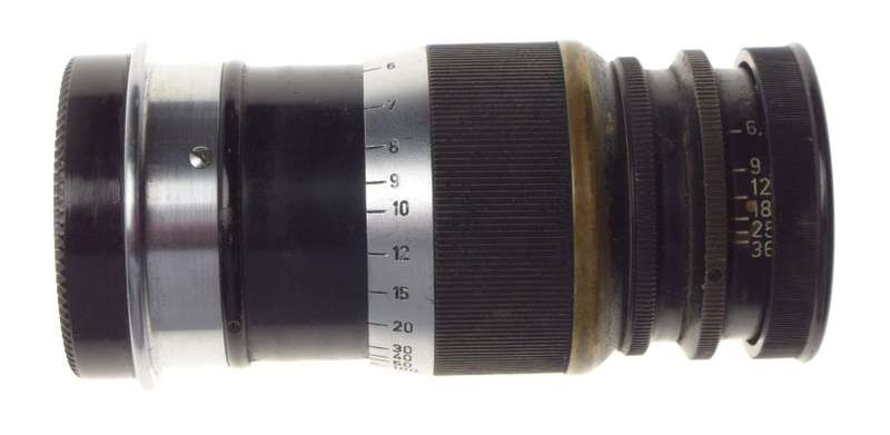 Pre war f=90mm Black paint vintage 1:4 Elmar f=9cm 4/90 bakelite caps clean used