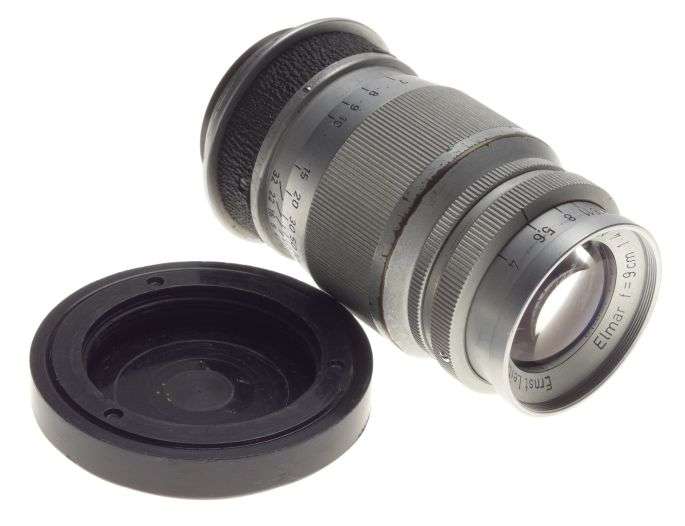 Screw-Mount 4/90 Leica M39 Elmar Chrome 1:4 f=9cm rangefinder camera lens f=90mm