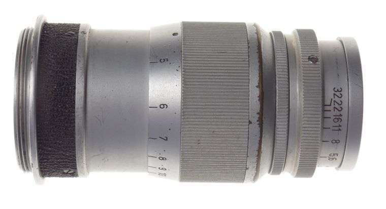 Screw-Mount 4/90 Leica M39 Elmar Chrome 1:4 f=9cm rangefinder camera lens f=90mm