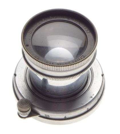 SUMMAR F=5cm 1:2 Leitz #409992 Colapsible M39 Leica LTM Prime camera lens keeper