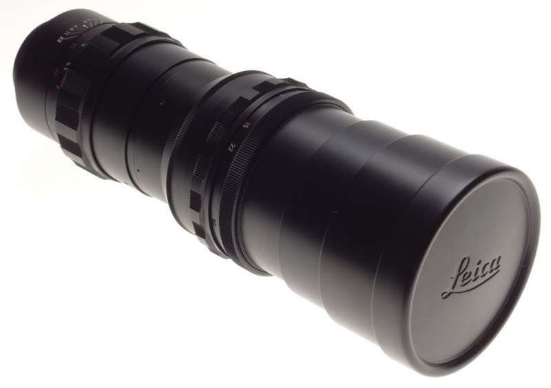 M39 Leitz screw mount black Leica Telyt 1:4.8/280mm Tele Camera Lens F=280mm cap