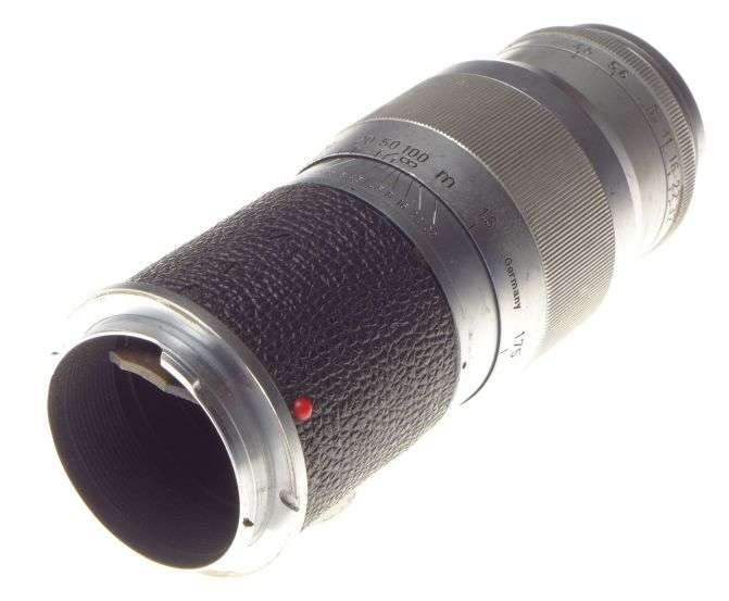 Hektor 13.5 Coated lens f4.5 chrome well used 4.5/135mm prime Leica rangefinder