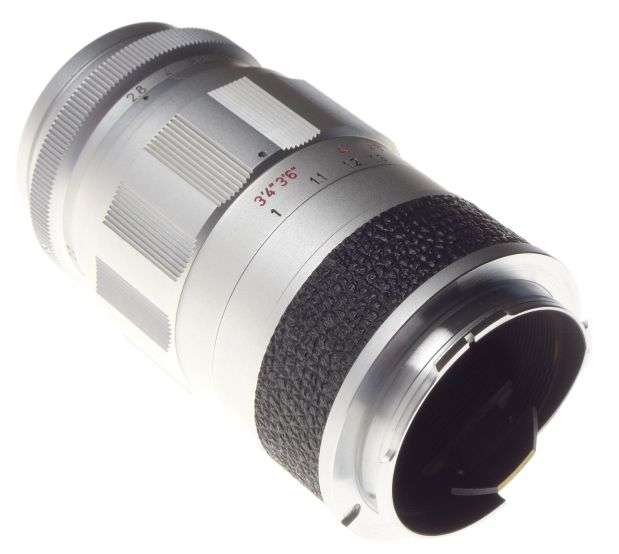 ELMARIT 2.8/90 Leitz Leica M camera lens RF Mint leather case Museum condition