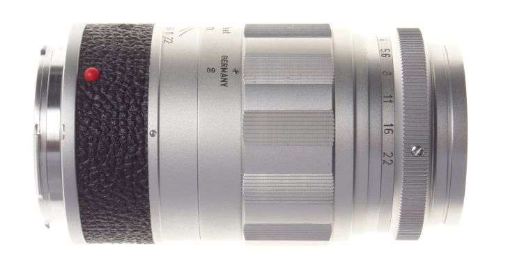 ELMARIT 2.8/90 Leitz Leica M camera lens RF Mint leather case Museum condition