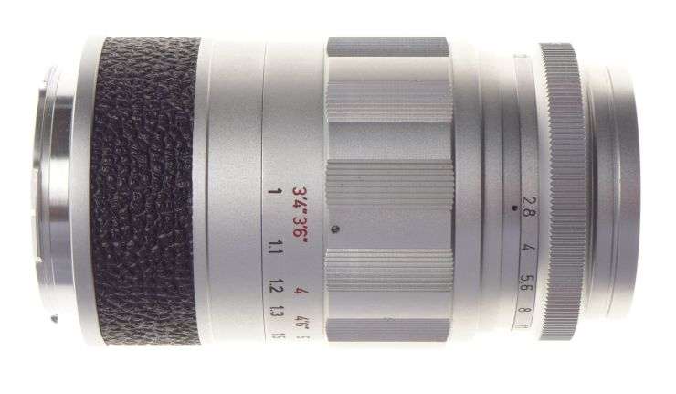 ELMARIT 2.8/90 Leitz Leica M camera lens RF Mint leather case Museum condition