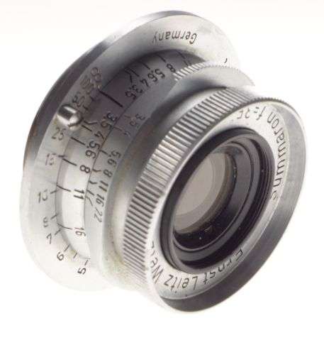 Summaron 3.5 f=3.5cm Leica lens 1:3.5/35mm compact wide angle coated f=35mm kit