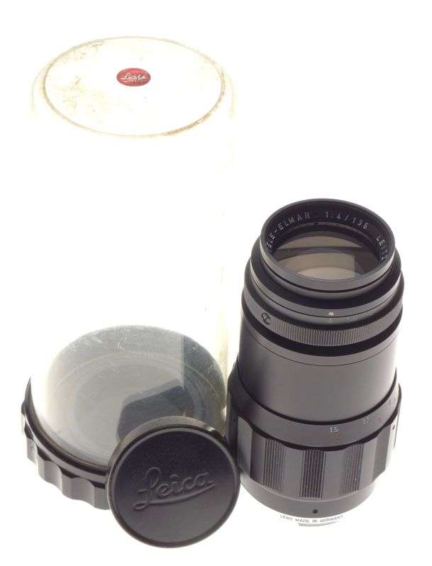 Leica Tele-Elmar 1:4/135 M Mount F=135mm Camera Lens Fits M240 M9 M3 11851 J cap
