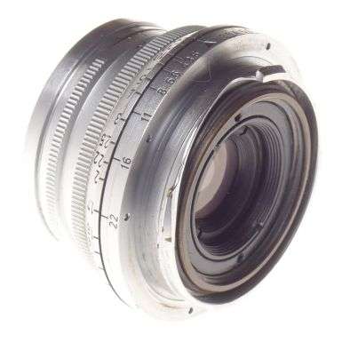Mint- f3.5 Summaron coated lens f=3.5cm with hood and Leica caps 3.5/35mm wide