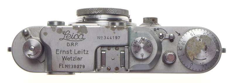 Luftwaffen-Eigentum Fl.No:380798 rare Leica IIIb Leitz Elmar f=5cm 1:3.5 lens