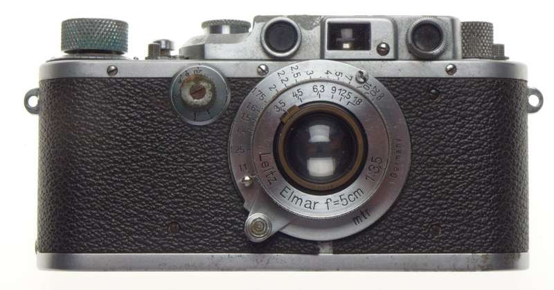 Luftwaffen-Eigentum Fl.No:380798 rare Leica IIIb Leitz Elmar f=5cm 1:3.5 lens