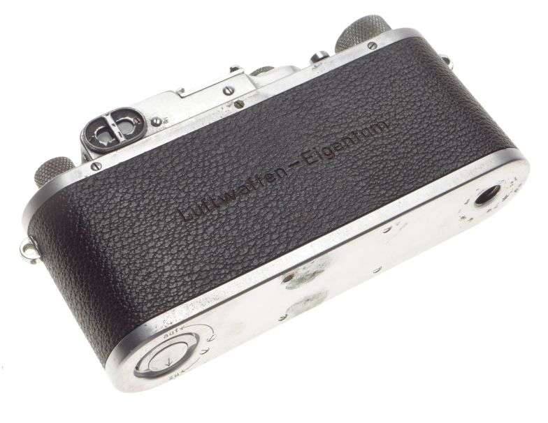 Luftwaffen-Eigentum Fl.No:380798 rare Leica IIIb Leitz Elmar f=5cm 1:3.5 lens