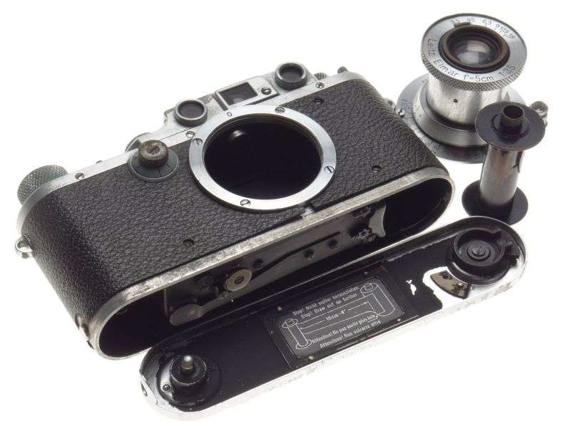 Luftwaffen-Eigentum Fl.No:380798 rare Leica IIIb Leitz Elmar f=5cm 1:3.5 lens