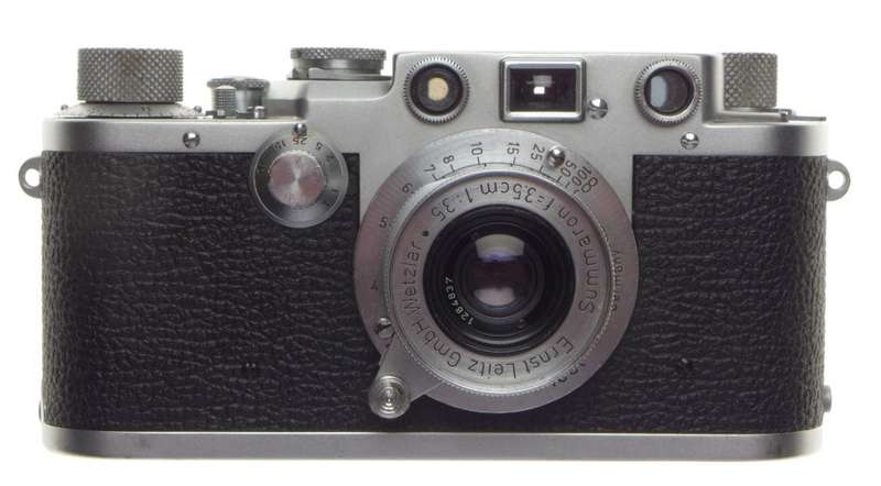 3f Leica IIIF Chrome 35mm Screw mount rangefinder camera f=35mm Summaron 13.5/35