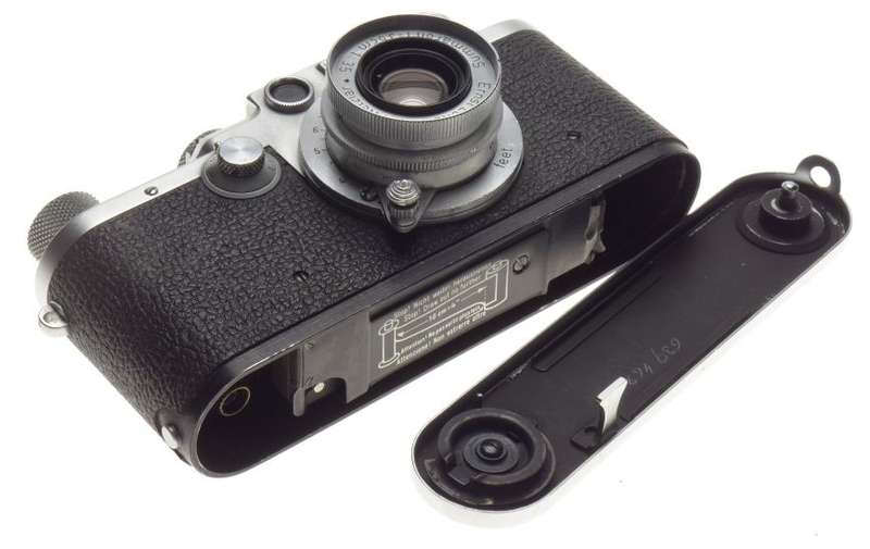 3f Leica IIIF Chrome 35mm Screw mount rangefinder camera f=35mm Summaron 13.5/35