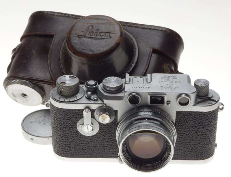 Just Serviced LEICA IIIf Leitz 3f Rangefinder camera Summicron f=5cm 1:2 CLA'd