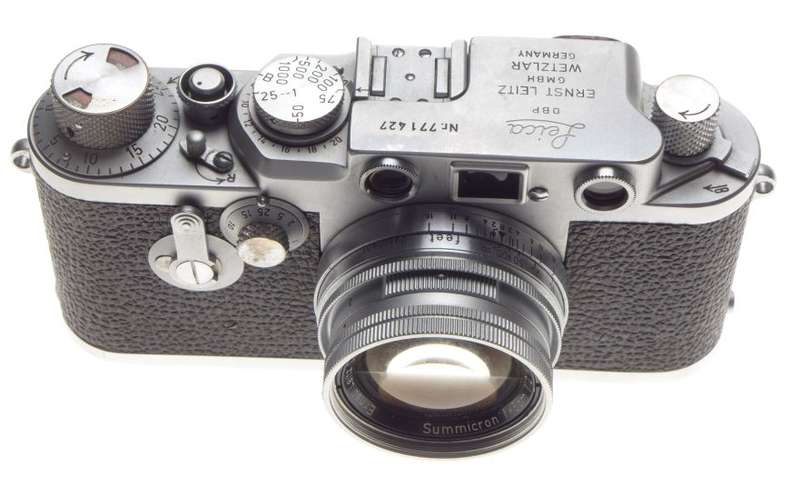 Just Serviced LEICA IIIf Leitz 3f Rangefinder camera Summicron f=5cm 1:2 CLA'd