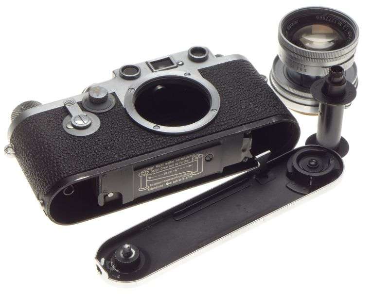 Just Serviced LEICA IIIf Leitz 3f Rangefinder camera Summicron f=5cm 1:2 CLA'd