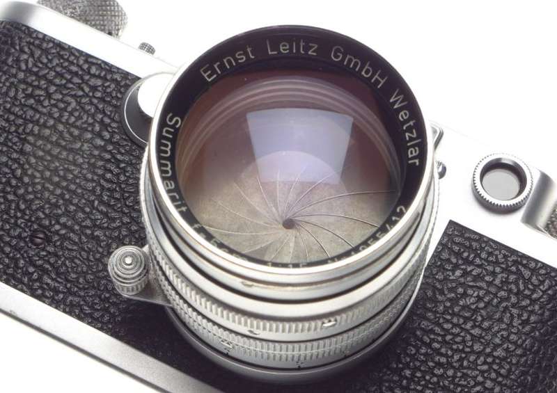 Just Serviced LEICA IIIf 3F Rangefinder camera Summarit f=5cm 1:1.5 fast 1.5/50