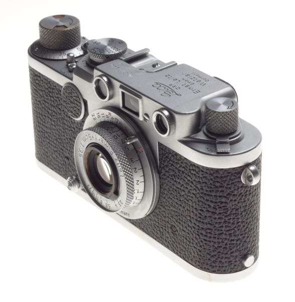 Just Serviced 3F IIIf LEICA M39 Rangefinder camera Leitz 3.5/50mm Elmar 5cm f3.5