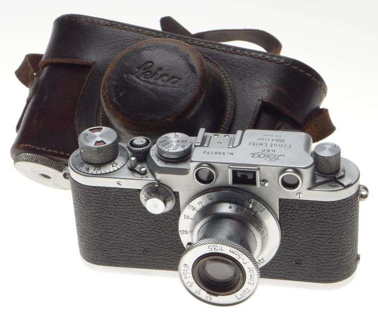 Just Serviced LEICA IIIf 35mm classic film camera prime Leitz Elmar 3.5 f=5cm