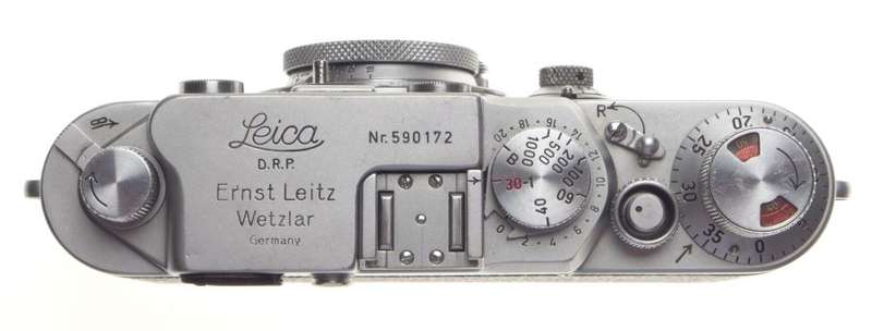 Just Serviced LEICA IIIf 35mm classic film camera prime Leitz Elmar 3.5 f=5cm