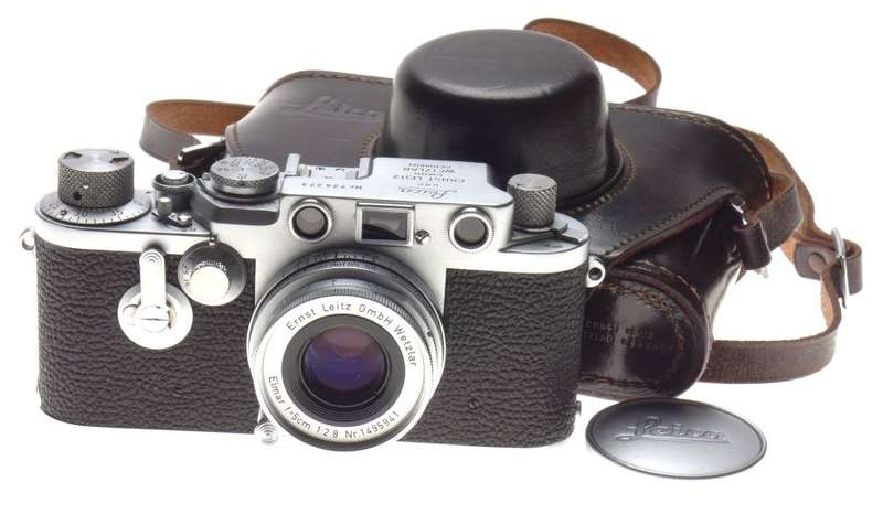 Just Serviced Leica IIIf self timer 35mm film camera f=50 prime Elmar 1:3.5/50mm