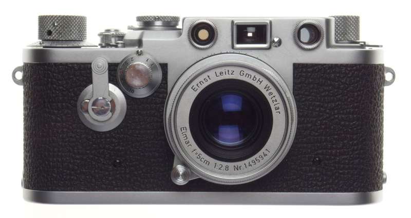 Just Serviced Leica IIIf self timer 35mm film camera f=50 prime Elmar 1:3.5/50mm