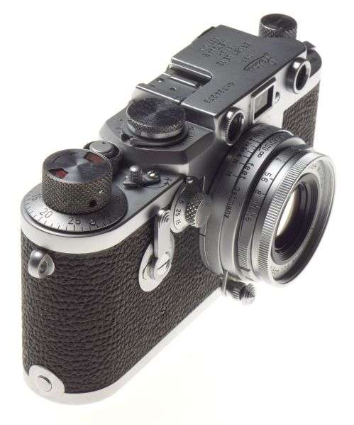 Just Serviced Leica IIIf self timer 35mm film camera f=50 prime Elmar 1:3.5/50mm
