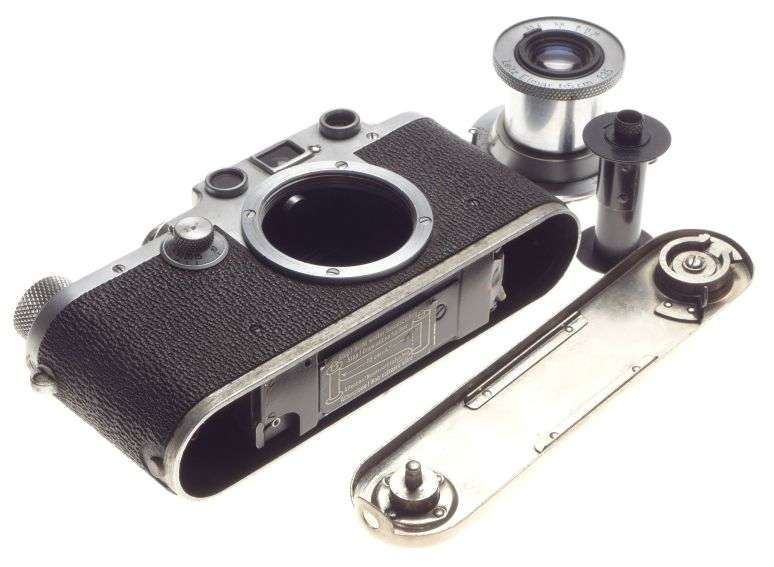 IIIc Shark Skin Well used M39 Mount Rangefinder 35mm Camera Leitz Elmar 3.5/50mm