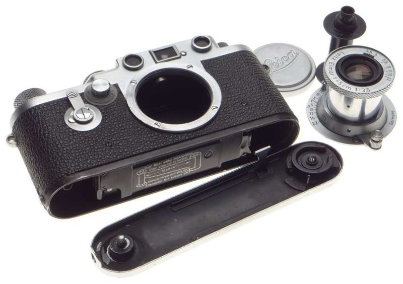 Prime Elmar 1:3.5/50mm Just Serviced Leica IIIf self timer 35mm film camera NICE