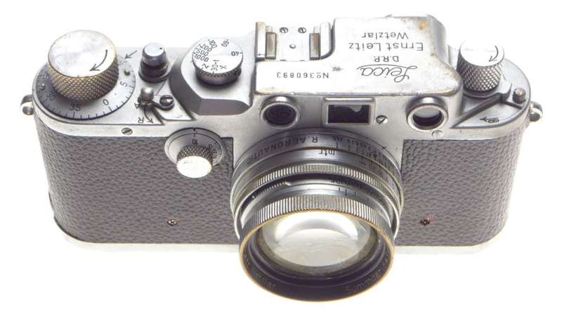 Italian Airforce R.Aeronautic Just Serviced Leica IIIc Summitar f=5cm 1:2 RARE
