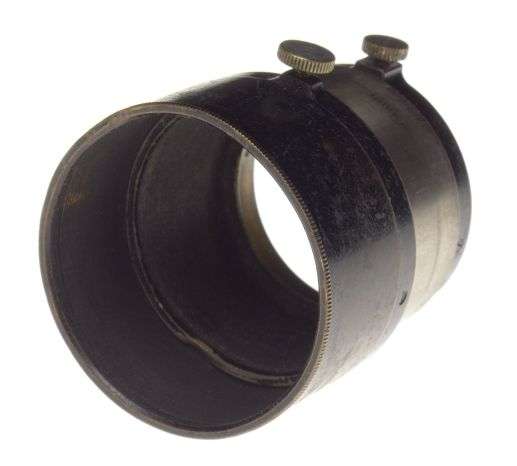 LEICA nickel retractable lens hood shade plack paint snap on Elmar hektor rare