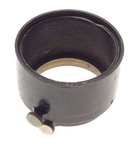 LEICA nickel retractable lens hood shade plack paint snap on Elmar hektor rare