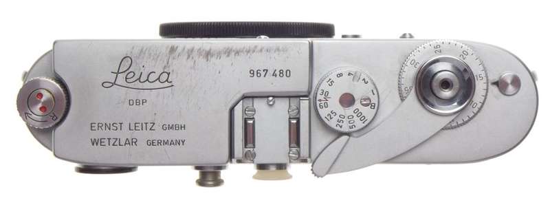 Body M1 chrome Leica M rangefinder camera 35mm film body lightly used rare Leitz