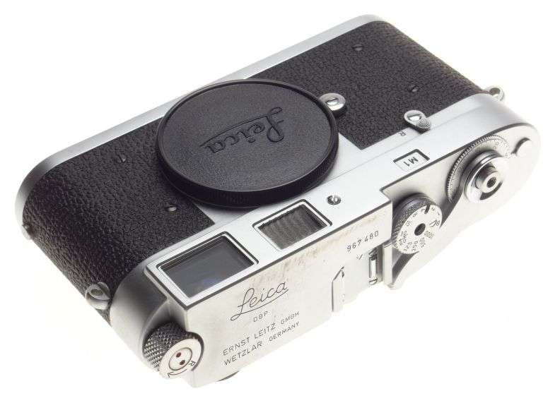 Body M1 chrome Leica M rangefinder camera 35mm film body lightly used rare Leitz