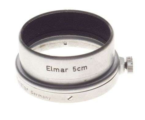 Chrome Leica FISON Leitz Elmar chrome lens hood shade Elmar 3.5/5cm Leitz 5cm