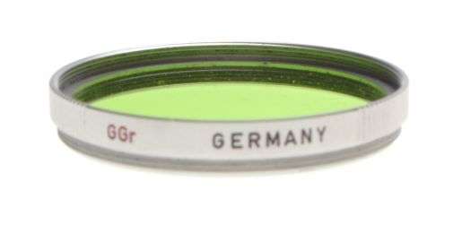 LEICA rangefinder camera lens filter GGr. Green M39 box case 39mm Wetzlar leitz