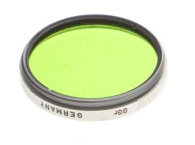 LEICA rangefinder camera lens filter GGr. Green M39 box case 39mm Wetzlar leitz