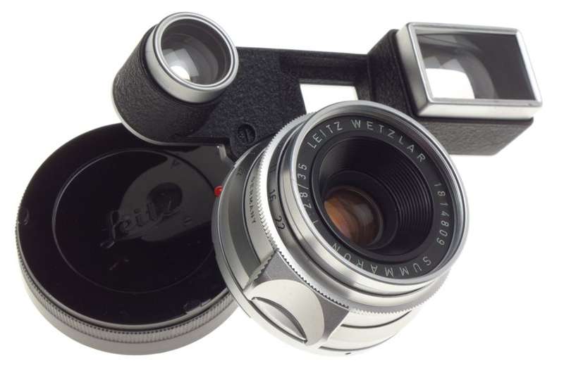 Leica SIMWO-M Germany Summaron 2.8/35 Rare Eyes F=35mm Mint Lens Box Museum Cond