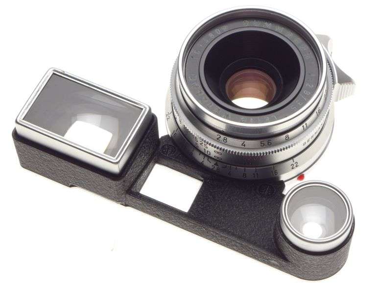 Leica SIMWO-M Germany Summaron 2.8/35 Rare Eyes F=35mm Mint Lens Box Museum Cond