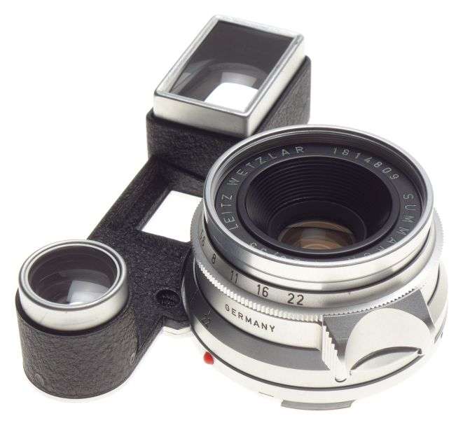Leica SIMWO-M Germany Summaron 2.8/35 Rare Eyes F=35mm Mint Lens Box Museum Cond