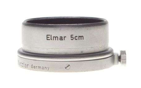 Chrome Leica FISON Leitz Elmar chrome lens hood shade Elmar 3.5/5cm Leitz 5cm