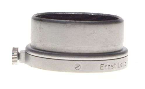 Chrome Leica FISON Leitz Elmar chrome lens hood shade Elmar 3.5/5cm Leitz 5cm