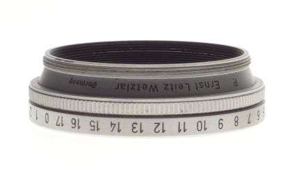LEICA rangefinder camera lens filter P. Polaroid chrome rotating M39 filter 39mm