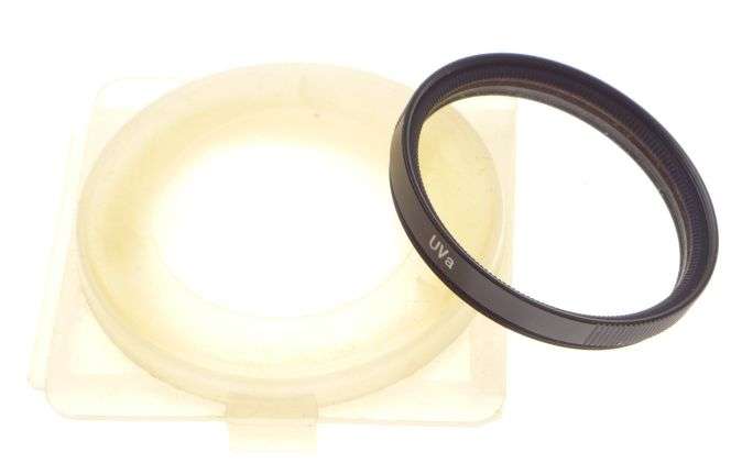 LEICA rangefinder camera lens filter 13131 Black edge UVa Leitz glass good cond