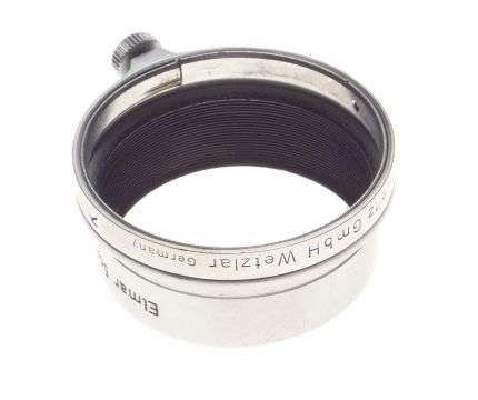 Chrome Leica FISON Leitz Elmar chrome lens hood shade Elmar 3.5/5cm Leitz 5cm