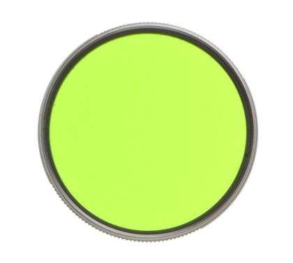 LEICA rangefinder camera lens filter 42mm GGr. Green chrome rim large rare cased