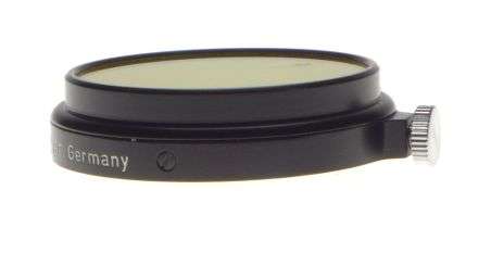 LEICA rangefinder camera lens filter Yellow 1 Mint - condition 39mm Snap on Gelb