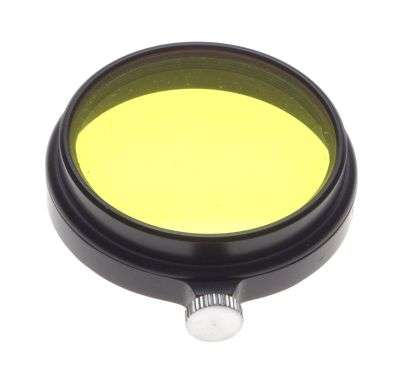 LEICA rangefinder camera lens filter Yellow 1 Mint - condition 39mm Snap on Gelb