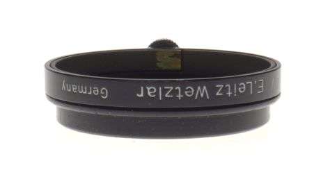 LEICA rangefinder camera lens filter black rim snap on Hell GElb Yellow light